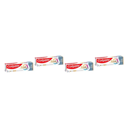Colgate Total Active Prevention+ Deep Clean Toothpaste 115g Pack of 4