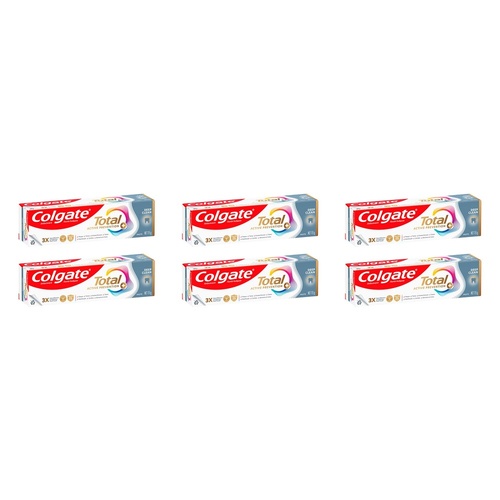 Colgate Total Active Prevention+ Deep Clean Toothpaste 115g Pack of 6