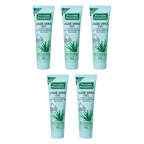 Thursday Plantation Aloe Vera Gel 30g Pack of 5