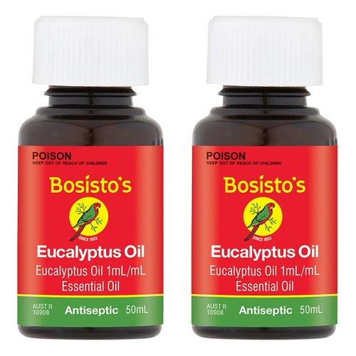 Bosisto's Eucalyptus Oil 50mL Pack of 2