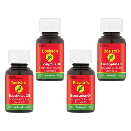 Bosisto's Eucalyptus Oil 50mL Pack of 4
