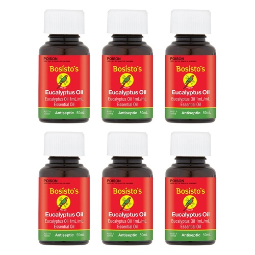 Bosisto's Eucalyptus Oil 50mL Pack of 6