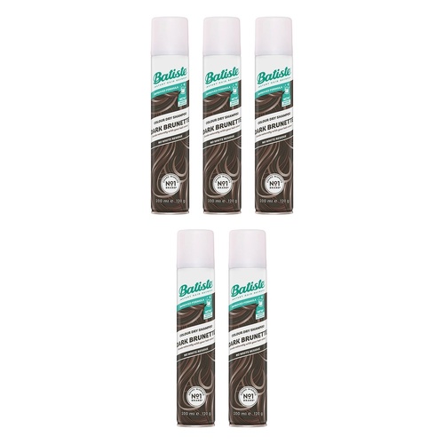 Batiste Dark Brunette Dry Shampoo 200mL Pack of 5