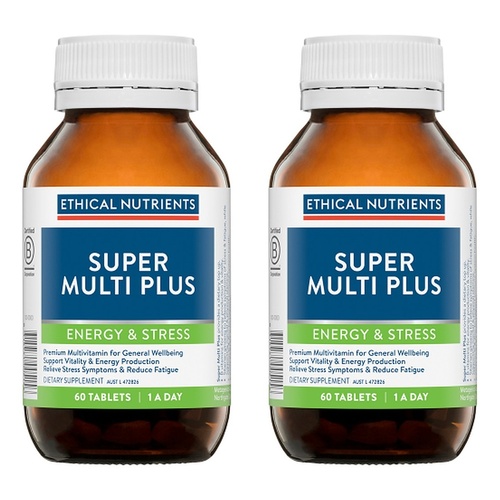 Ethical Nutrients Super Multi Plus 60 Tablets Pack of 2