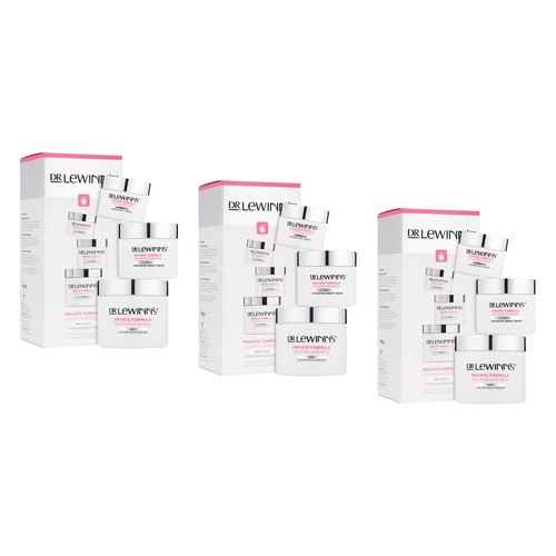 Dr. LeWinn's Private Formula 3-Cream Essentials for Day, Night & Eye Pack of 3