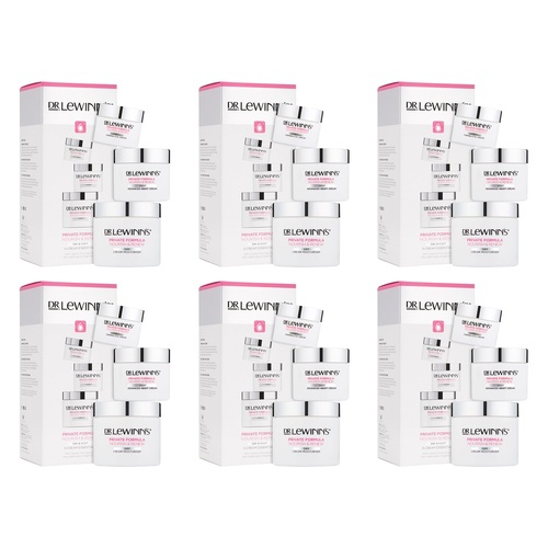 Dr. LeWinn's Private Formula 3-Cream Essentials for Day, Night & Eye Pack of 6