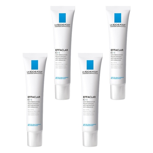 La Roche-Posay Effaclar K(+) 40mL Pack of 4