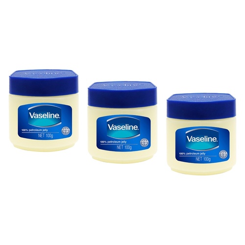 Vaseline Original Petroleum Jelly 100g Pack of 3