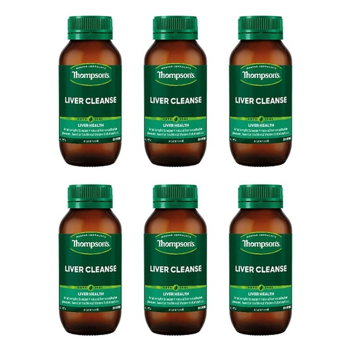 Thompson's Liver Cleanse 120 Capsules Pack of 6