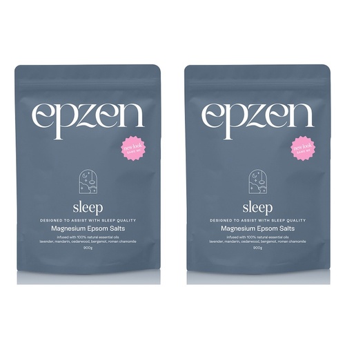 EpZen Magnesium Bath Crystals Sleep 900g Pack of 2