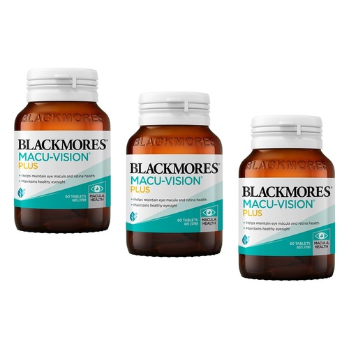 Blackmores Macu-Vision Plus 60 Tablets Pack of 3