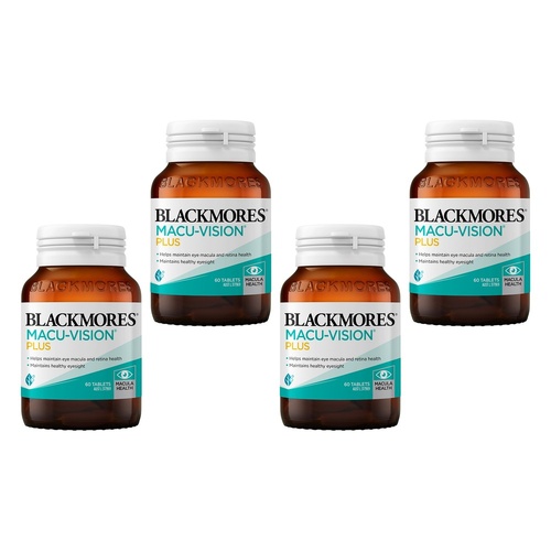 Blackmores Macu-Vision Plus 60 Tablets Pack of 4