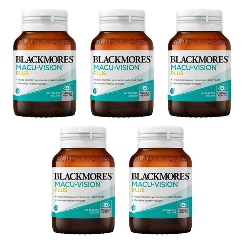 Blackmores Macu-Vision Plus 60 Tablets Pack of 5