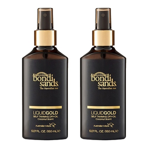Bondi Sands Liquid Gold Self Tanning Oil 150mL Pack of 2