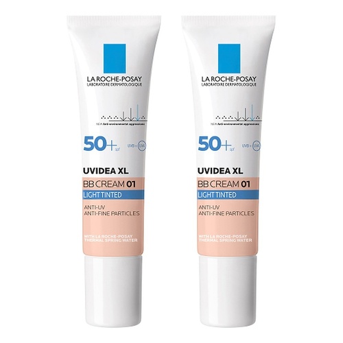La Roche-Posay Uvidea XL BB Cream SPF50+ 01 Light 30mL Pack of 2