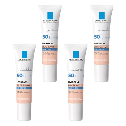 La Roche-Posay Uvidea XL BB Cream SPF50+ 01 Light 30mL Pack of 4