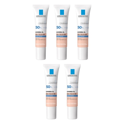 La Roche-Posay Uvidea XL BB Cream SPF50+ 01 Light 30mL Pack of 5