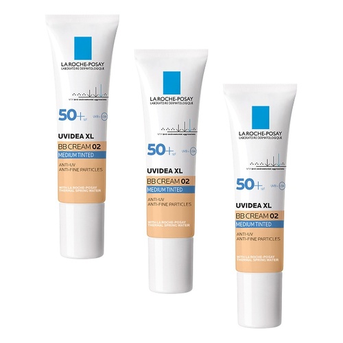La Roche-Posay Uvidea XL BB Cream SPF 50+ 02 Medium 30mL Pack of 3