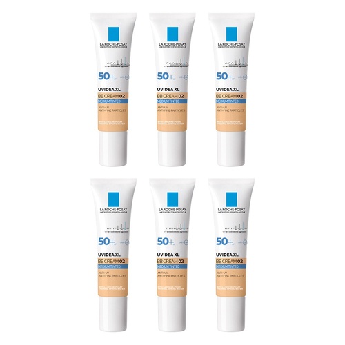 La Roche-Posay Uvidea XL BB Cream SPF 50+ 02 Medium 30mL Pack of 6