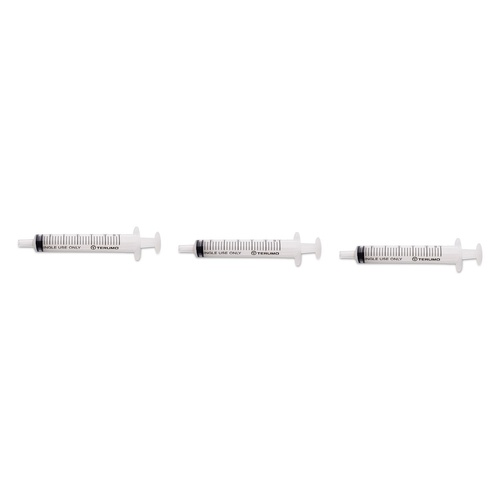 Terumo Syringe NN 3mL LS 100 Pack Bundle of 3