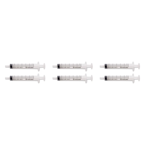 Terumo Syringe NN 3mL LS 100 Pack Bundle of 6