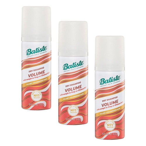 Batiste Volume Dry Shampoo 50mL Pack of 3