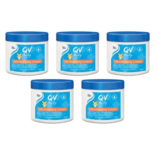 Ego QV Baby Moisturising Cream 250g Pack of 5