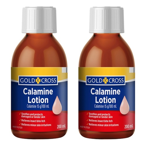 GOLDX Calamine Lotion 200mL Pack of 2