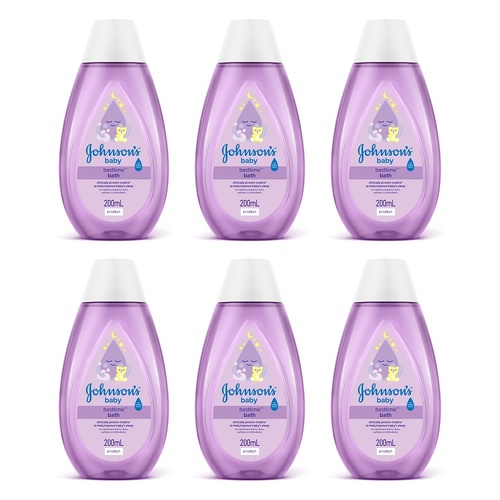 Johnson's Baby Bedtime Bath 200mL Pack of 6
