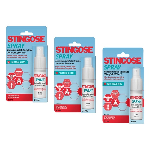 Stingose Spray 25mL Pack of 3