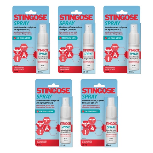 Stingose Spray 25mL Pack of 5