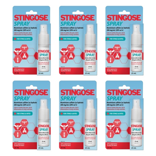 Stingose Spray 25mL Pack of 6