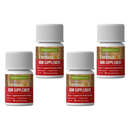 Ferrous C 30 Capsules Pack of 4