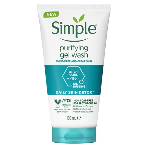 Simple Daily Skin Detox Purifying Facial Wash 150mL