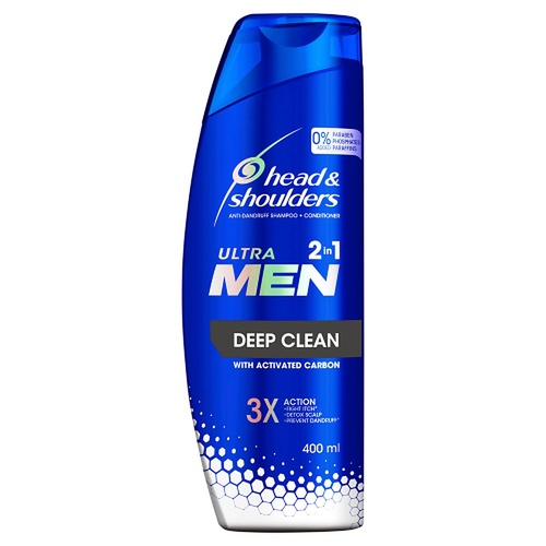 Head & Shoulders UltraMen Deep Clean 2in1 Shampoo & Conditioner 400mL