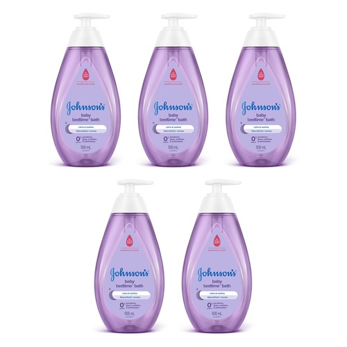 Johnson's Baby Bedtime Bath 500mL Pack of 5
