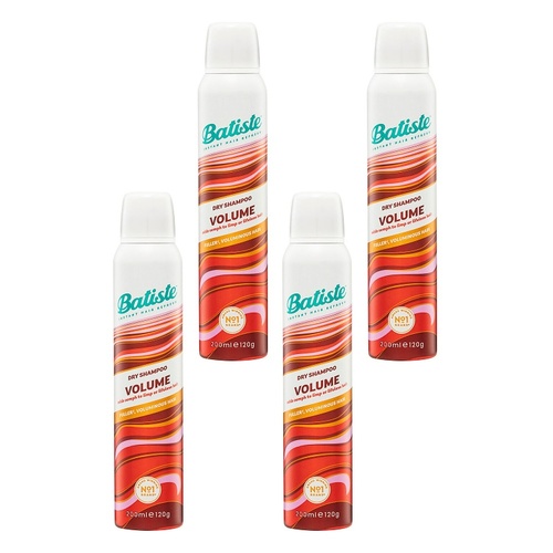 Batiste Volume Dry Shampoo 200mL Pack of 4