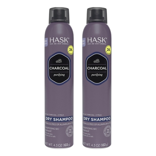 Hask Charcoal Purifying Dry Shampoo 122g Pack of 2