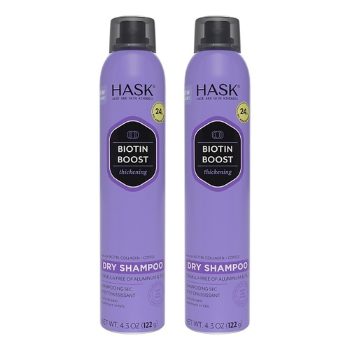Hask Biotin Boost Thickening Dry Shampoo 122g Pack of 2