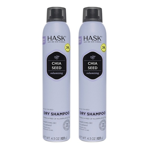 Hask Chia Seed Volumizing Dry Shampoo 122g Pack of 2
