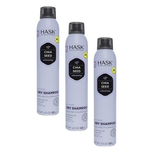 Hask Chia Seed Volumizing Dry Shampoo 122g Pack of 3