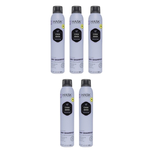 Hask Chia Seed Volumizing Dry Shampoo 122g Pack of 5