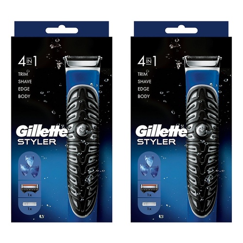 Gillette Fusion ProGlide Styler x 4 Bundle of 2