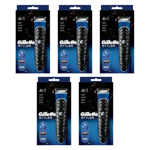 Gillette Fusion ProGlide Styler x 4 Bundle of 5