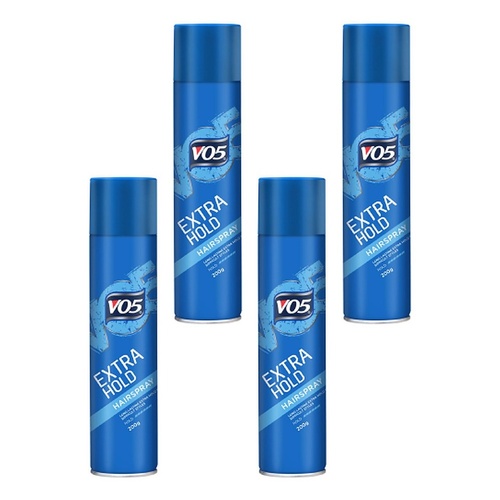 VO5 Styling Hairspray Extra Firm Hold 200g Pack of 4