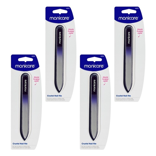 Manicare Crystal Nail File Pack of 4