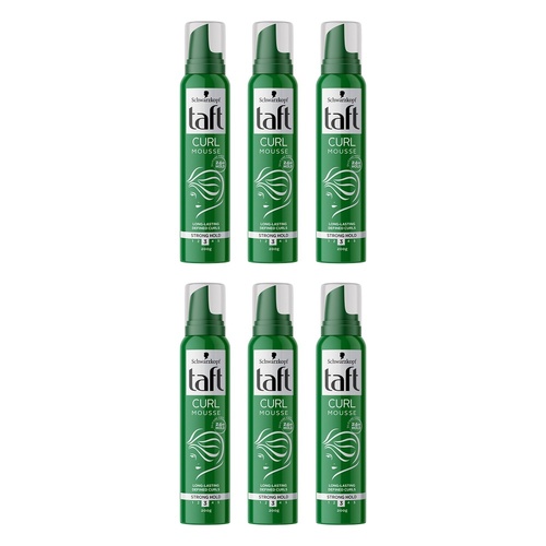 Schwarzkopf Taft Curl Defining Mousse 200g Pack of 6