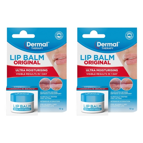 Dermal Therapy Lip Balm Pot 10g Pack of 2
