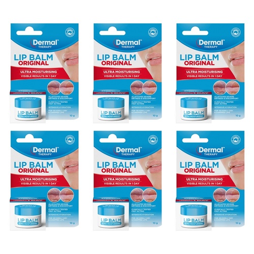 Dermal Therapy Lip Balm Pot 10g Pack of 6