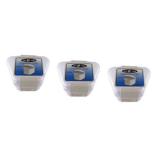 Denture Bath Pack of 3